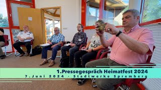 1Pressekonferenz zum Heimatfest 2024 [upl. by Ogu579]