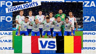 Highlights ItaliaBelgio 22  Nations League 202425 [upl. by Burchett218]