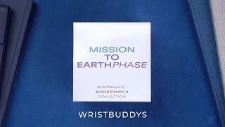 Omega x Swatch MoonSwatch Mission to Earthphase Unboxing  Wristbuddys Unboxing amp Reviews [upl. by Harriett]