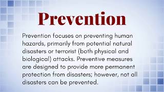 What Are The Five Phases of Emergency Management [upl. by Aldric]