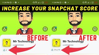 How to increase your Snapchat score fast in 2022 [upl. by Pallaten]