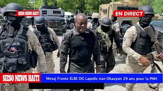 SIESO NEWS HAITI 12 JUIN 2024 Mesaj Frantz ELBE DG Lapolis nan Okazyon 29 ans PNH la [upl. by Slinkman]