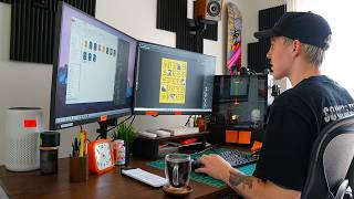 Day in the life of a Graphic Designer in Los Angeles [upl. by Lekim207]