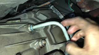 How to remove Chevy transmission cooling lines [upl. by Oibaf379]