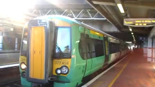 Trains at Gatwick Airport  5th September 2009 [upl. by Ailis]