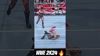 part 2 of nia vs rhea vs bianca vs liv 👀🔥 wwe wwe2k24 wrestling videogames divas [upl. by Larianna524]