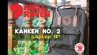 Fjällräven Kånken No2 Laptop 15quot Backpack Review  Dark Olive [upl. by Ailhat]