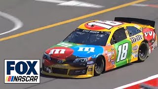 Kyle Busch Wins CrashFilled Watkins Glen Race [upl. by Aylad644]