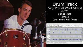 Freewill Live Rush • Drum Track [upl. by Leruj]