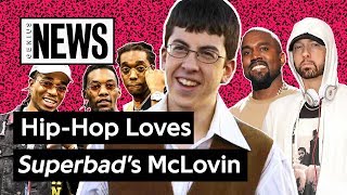 HipHop’s Love For ‘Superbad’ amp McLovin  Genius News [upl. by Ahsiena]