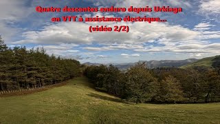 Quatre descentes enduro depuis Urkiaga en VTT à assistance électrique vidéo22 [upl. by Siddon448]