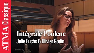 Poulenc  Aux officiers de la garde blanche  Julie Fuchs Olivier Godin [upl. by Dnarud707]