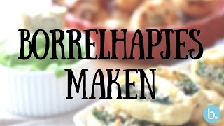 3x borrelhapjes maken  lekkere recepten [upl. by Danielson401]