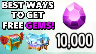 BEST WAYS to Get GEMS F2P in Dragon City 2023 Free Daily Gems Guide [upl. by Bengt]