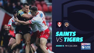 Highlights  St Helens v Castleford Tigers  2024 Betfred Super League Round 16 [upl. by Eerehc402]