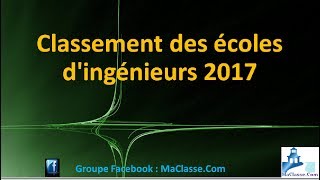 Classement des écoles dingénieurs 2017 selon le salaire un an après la sortie [upl. by Croteau]