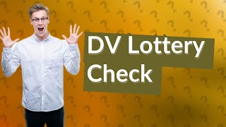 How to check dv lottery 2024 status [upl. by Charlena21]