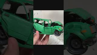 WOW amazing crash test car plasticine clay [upl. by Lorimer781]