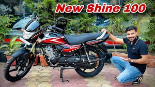 2024 Honda Shine 100  Price Mileage Full Review  hf deluxe  platina 100  honda shine 100cc ❓ [upl. by Hcurob810]