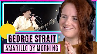 Vocal Coach reacts to George Strait  Amarillo By Morning Live From The Astrodome [upl. by Ahsekar]