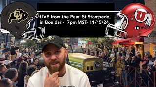 • 🔴 LIVE from the Pearl Street Stampede Buffs Pep Rally Friday night 111524 7pm MST [upl. by Rengaw546]