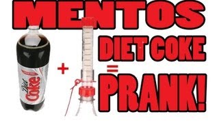 MentosDiet Coke Prank [upl. by Hanauq]