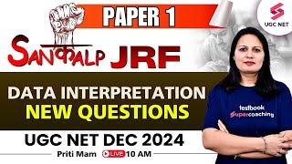 Data Interpretation For UGC NET Dec 2024  UGC NET Paper 1 DI Questions By Priti Maam [upl. by Odragde971]