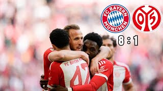 Bayern ZERSTÖRT Mainz FC Bayern vs Mainz 05 [upl. by Dickson]