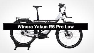 Rower Elektryczny Trekkingowy Winora Yakun R5 Pro Low  Prezentacja roweru [upl. by Ibbor582]