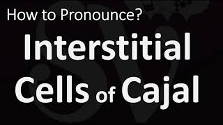 How to Pronounce Interstitial Cells of Cajal CORRECTLY [upl. by Kwok26]