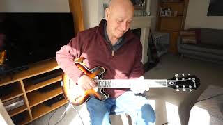 Epiphone Casino Coupe hollow body electric guitar review michaelsguitarreviews [upl. by Alleciram]