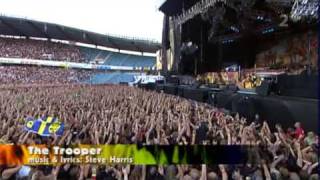 Iron Maiden  The Trooper Live At Ullevi Sweden [upl. by Woll634]