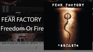 Fear Factory  Freedom Or Fire Cover  TAB [upl. by Enitsugua]