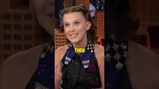 Millie Bobby Brown gets goosebumps in disgust [upl. by Tyoh]