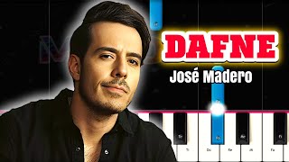 José Madero Sofía Thompson  Dafne Piano Tutorial  FÁCIL  EASY [upl. by Storer]