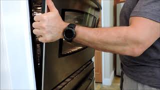 How To Remove and Reinstall Oven Door Easy [upl. by Sullivan559]