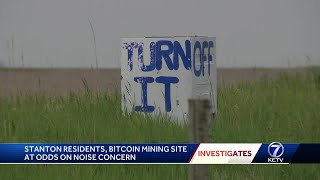 Stanton residents bitcoin mining site at odds on noise concern [upl. by Brittni]