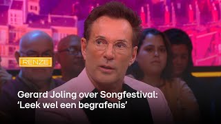 Gerard Joling over Songfestival Leek wel een begrafenis  Renze [upl. by Arammahs605]