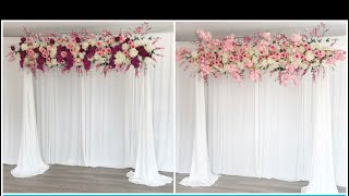 DIY  How to make a wedding backdrop [upl. by Dlanger]