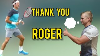 Forehand Lesson with Roger Federer [upl. by Cohin]