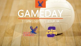 Jesup JHawks VB vs Oelwein Huskies  91724 [upl. by Liana]