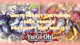 My White Forest CenturIon Deck Profile POST Sep 2024 Yugioh Banlist [upl. by Ludlow334]