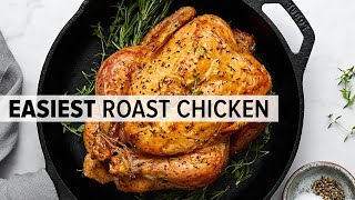 ROAST CHICKEN  a super easy whole roast chicken recipe the easiest [upl. by Yeniar]