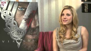 Vikings Katheryn Winnick Interview [upl. by Aneda]