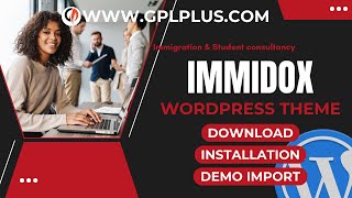 Immidox  Immigration amp Student consultancy WordPress Theme  Download  Installation amp Demo Import [upl. by Netfa]