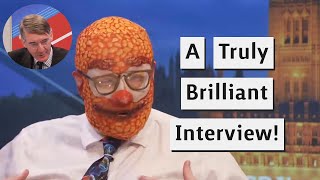 Baked Bean Man Interviewed By Jacob ReesMogg [upl. by Lowney31]