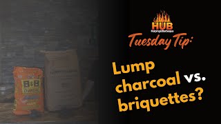 Lump charcoal vs briquettes HUB breaks it down [upl. by Walling]