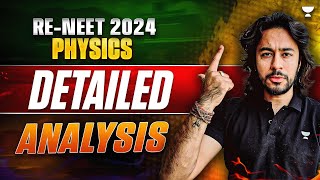 ReNEET 2024 Detailed Paper Analysis 📄 NEET Physics  Kshitiz Kanik [upl. by Nitniuq]