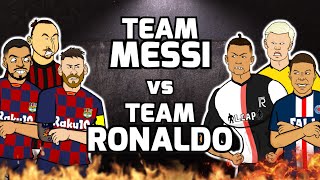 🔥Team Messi vs Team Ronaldo🔥 Football Challenges Frontmen Season 110 [upl. by Airlia485]