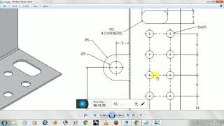 Sheetmetal Design and Drafting in PTC Creo 30 [upl. by Yereffej]